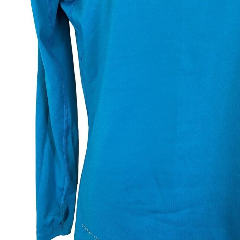Nike Pro Combat Dri-Fit Fitted Fleece Lined 1/4 Zip Therma Shirt Top Womens M - Picture 6 of 16